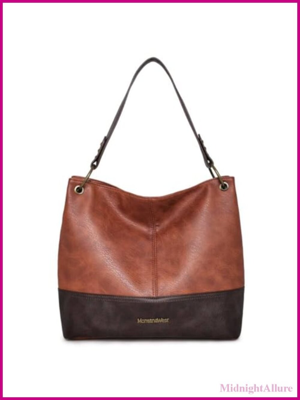 Montana West Hobo Bag Slouchy Shoulder Bag Vegan Leather Tote Purse